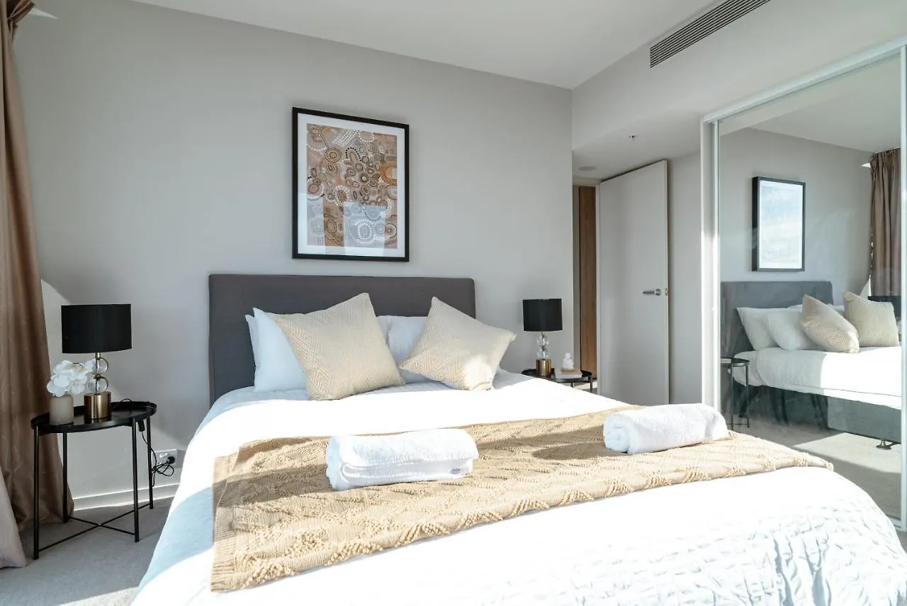 브리즈번 Lux 37Th Floor 2Br 2Bath, Infinity Pool, Gym, Wifi 아파트