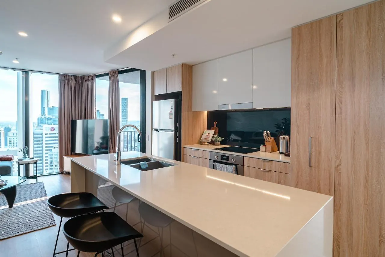브리즈번 Lux 37Th Floor 2Br 2Bath, Infinity Pool, Gym, Wifi 아파트 오스트레일리아